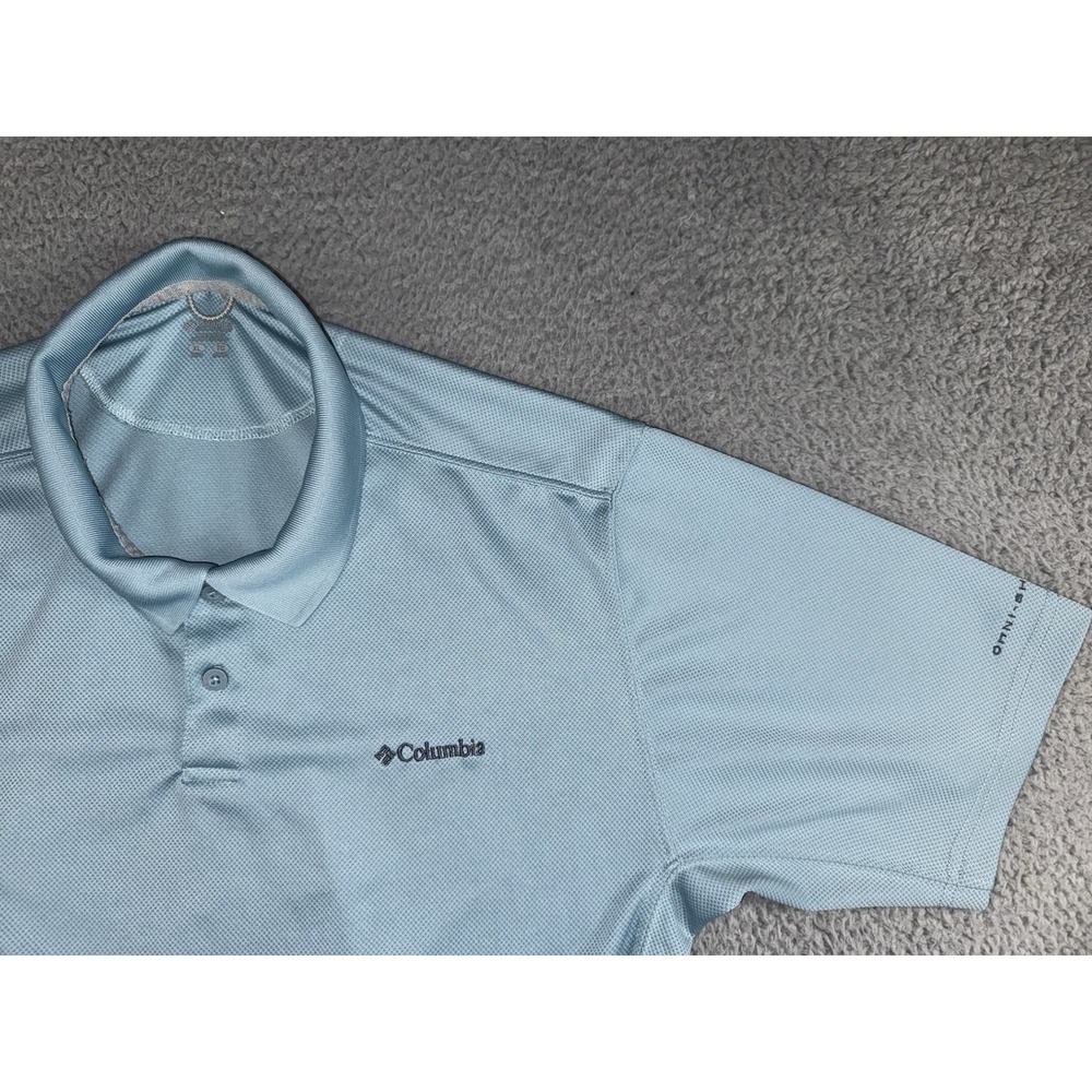 Columbia Omni Shade Shirt Men XL Short Sleeve Polo Outdoor Hiking Fish Golf